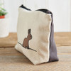 Zipper Canvas Bag - Rabbit
