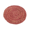 Handmade Charger - Oversized Coaster - Natural Sisal - Mauve