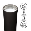 Insulated Travel Coffee Mug - Sienna, 17 oz