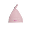 Personalized Pink Baby Hat with Name