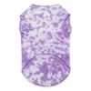 purple tie dye dog t-shirt