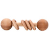 heirloom wooden baby rattle