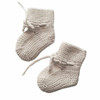 knit baby booties