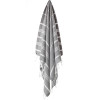 grey and white dish towel