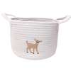 Deer Cotton Rope Basket