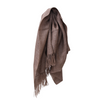 Baby Alpaca & Silk Shawl - Brown