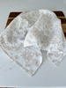 European Linen Tea Towel - Natural Floral