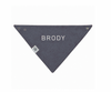 Organic Dog Bandana - Slate Grey