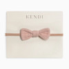 Organic Baby Dainty Bow Headband - Rose