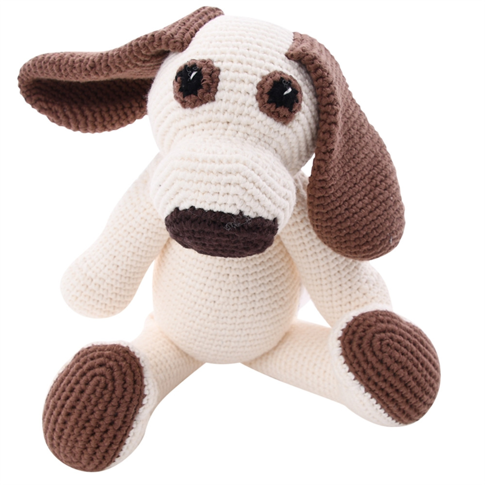 Organic Dog Toy Stuffed Animal Handknit Bebemoss