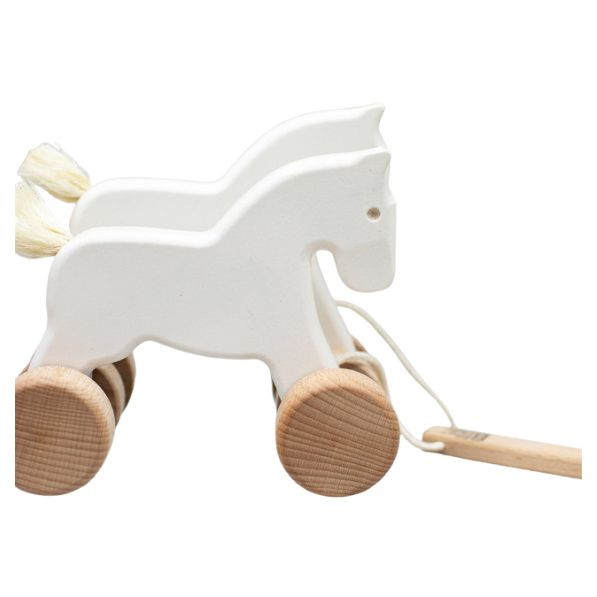 Wooden Truck and Horse Cart Toy Natural Toddler Toys Our Green House