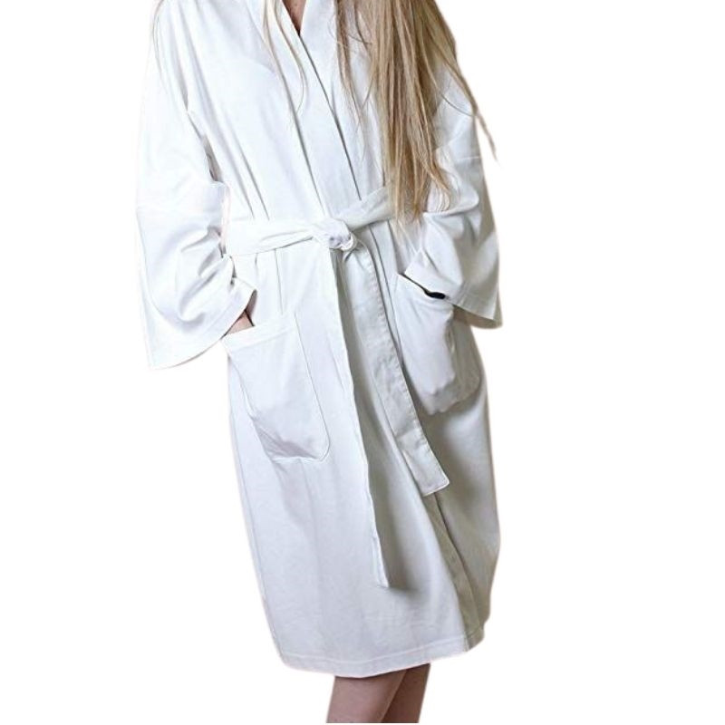 Women's Organic Cotton Bathrobe Fair Trade Luxury Spa Items