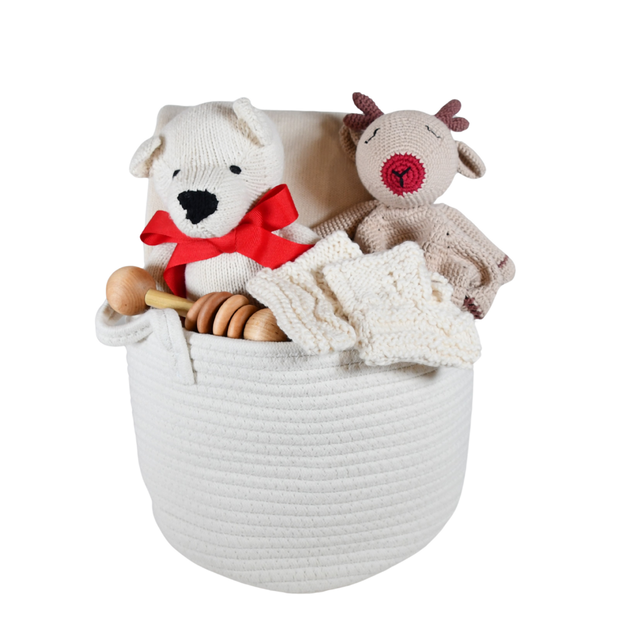 Christmas Baby Gift Basket - Santa's Little Helpers Christmas Baby Gift Basket - Santa's Little Helpers