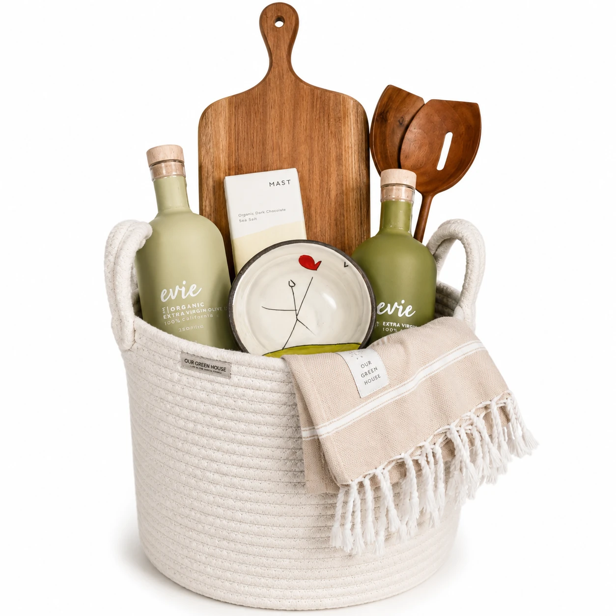 Housewarming Gift Basket Olive Oil - Savor the Moment