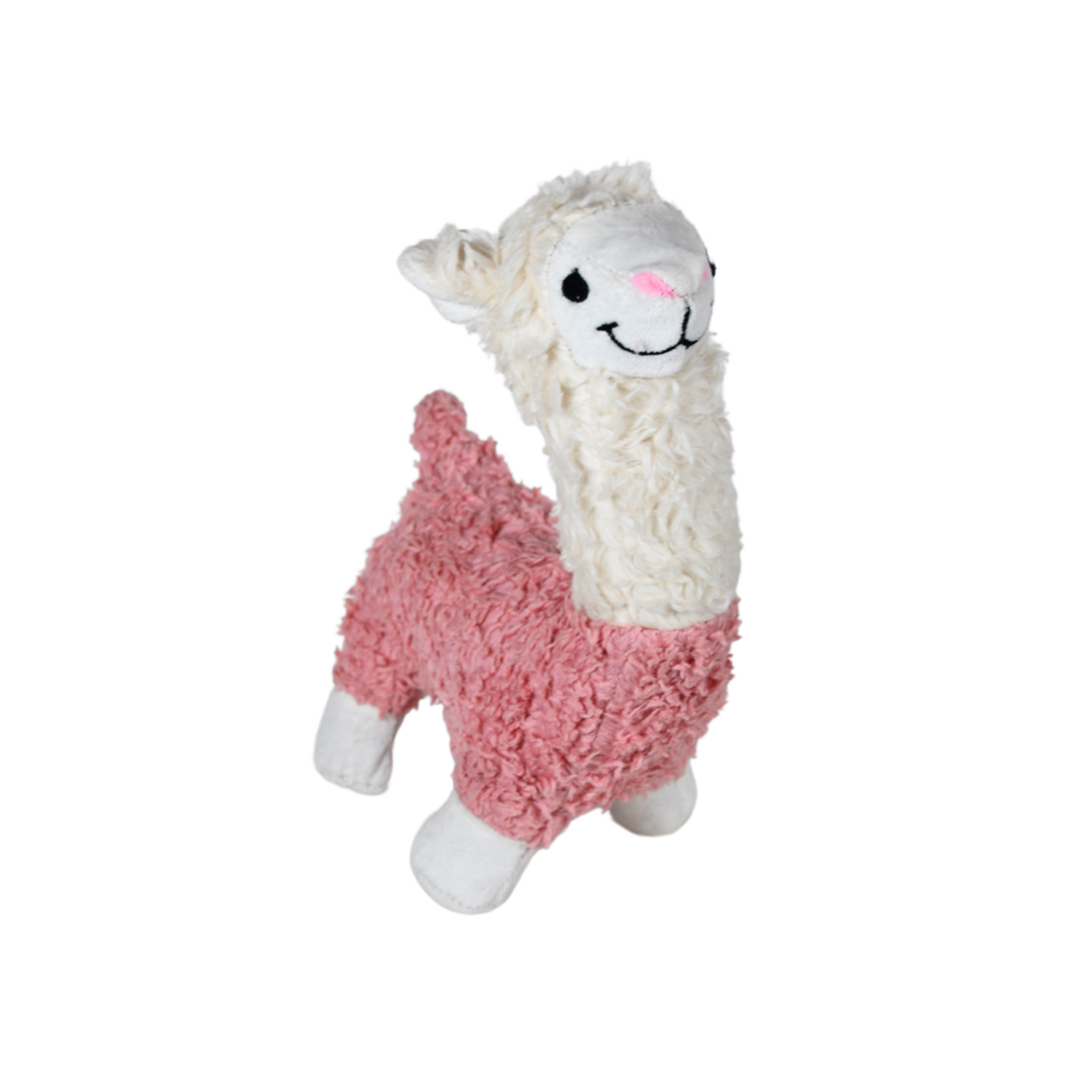 Organic Dog Toy Plush - Alpaca - Pink