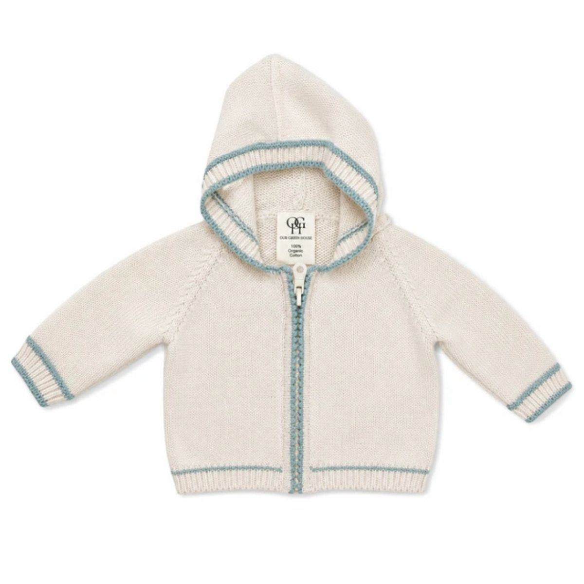 Organic Baby Hooded Cardigan