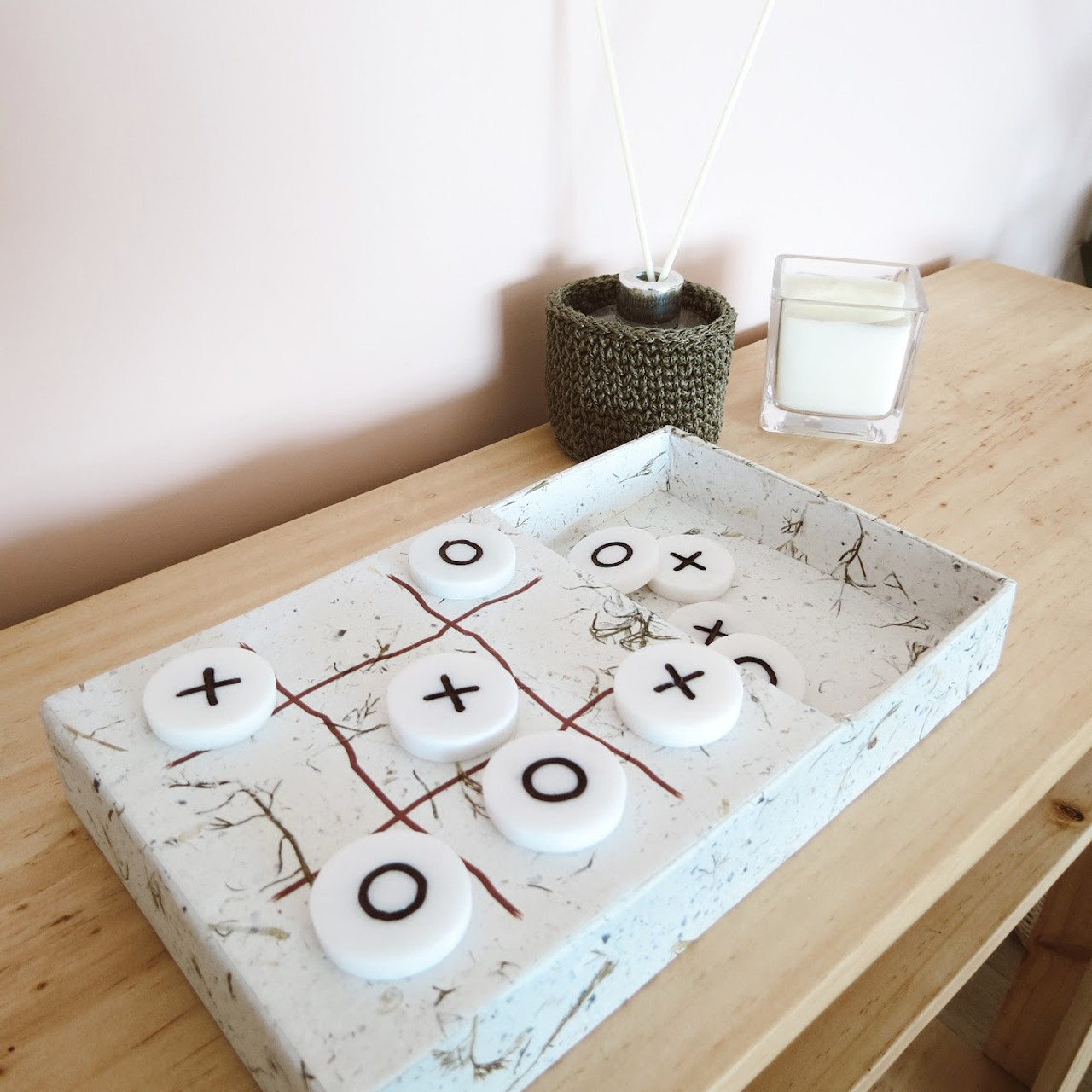 Artisan Stone Tic Tac Toe Set