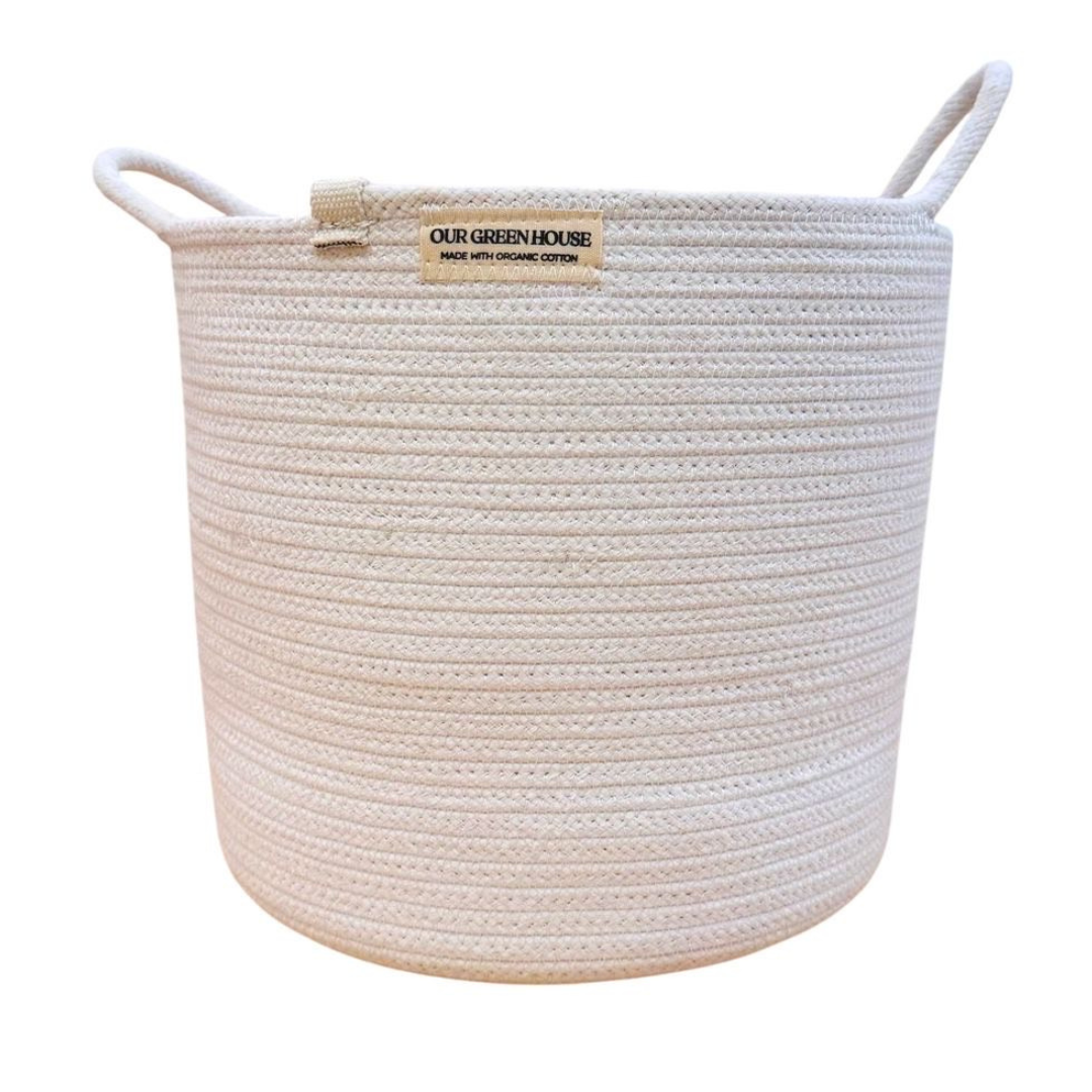 organic nursery storage basket