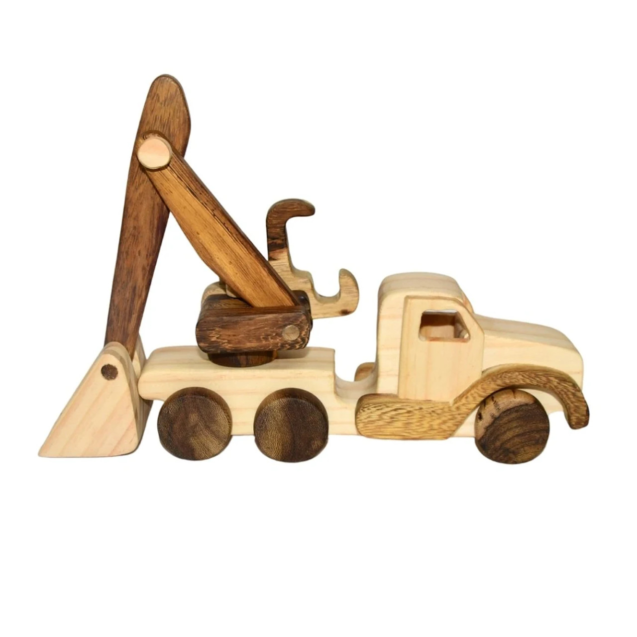 Wooden Excavator Toy