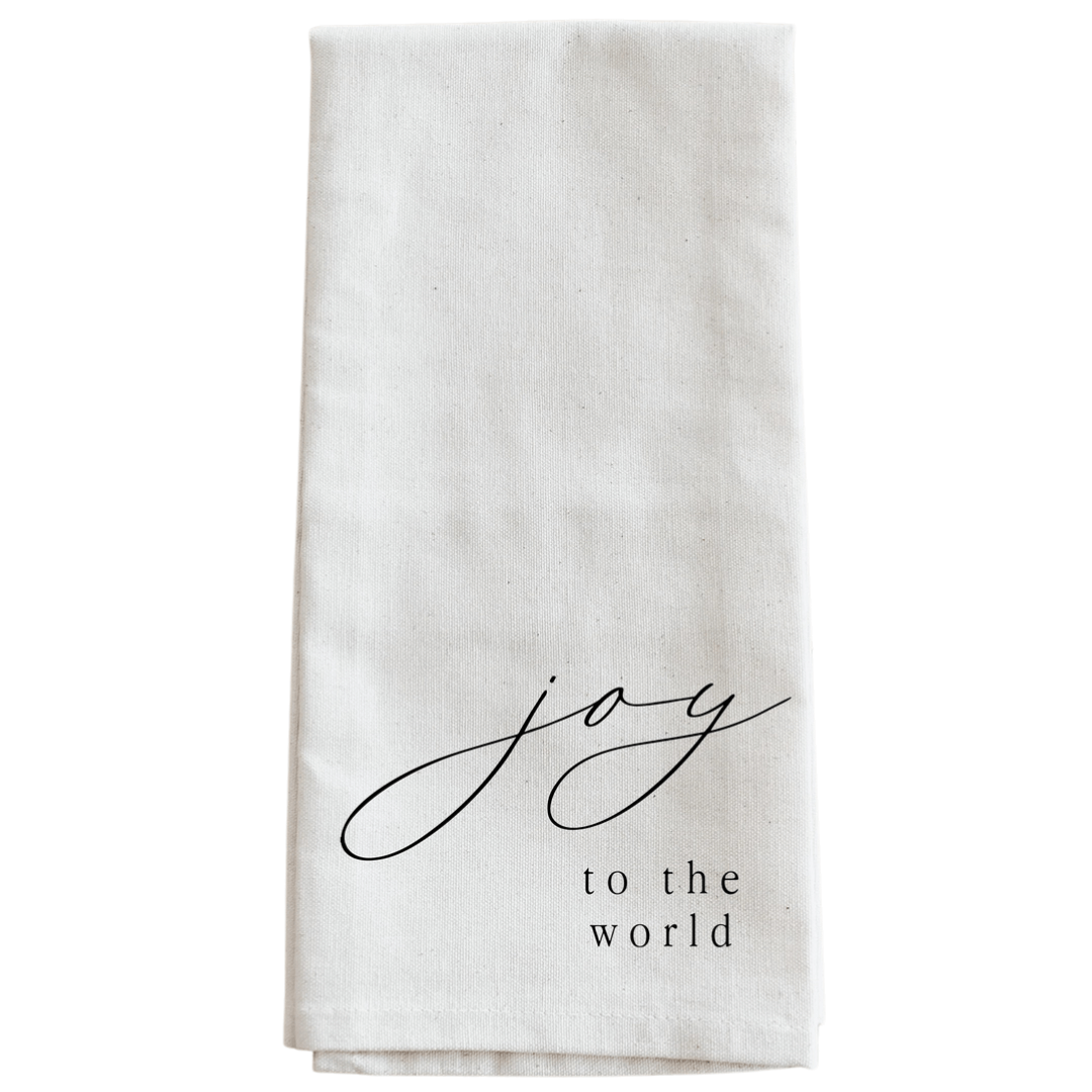 Christmas Tea Towel - Joy to the World