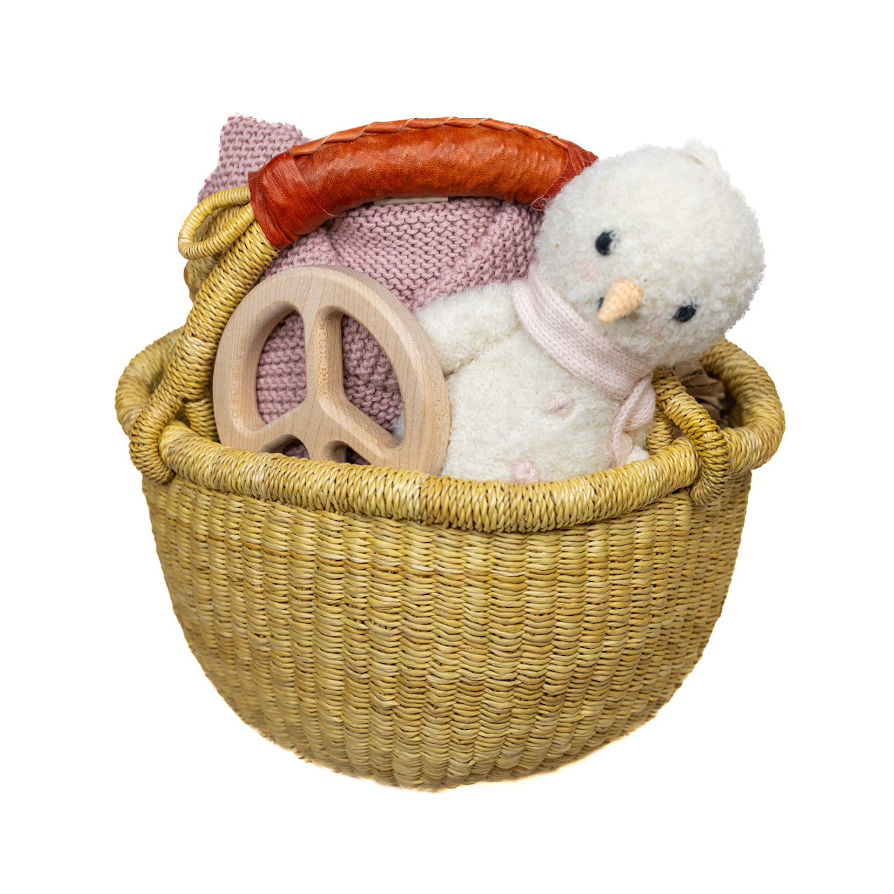 Winter Baby Girl Gift Basket - Frosty Fun