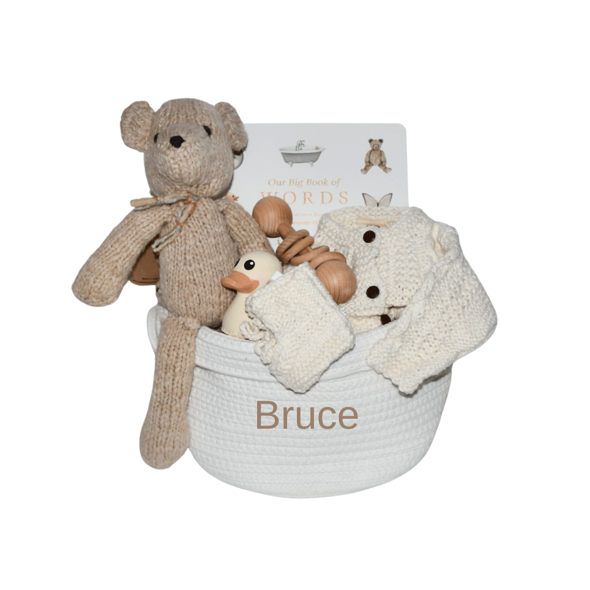 Organic Baby Gift Basket Newborn - Babble On