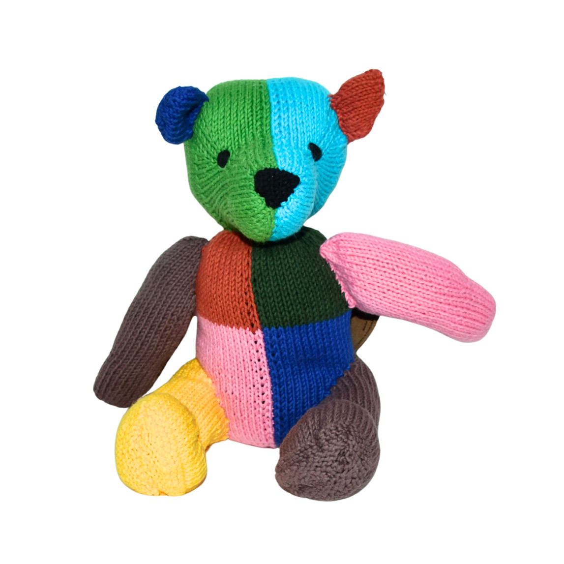 Organic Stuffed Bear - Patches