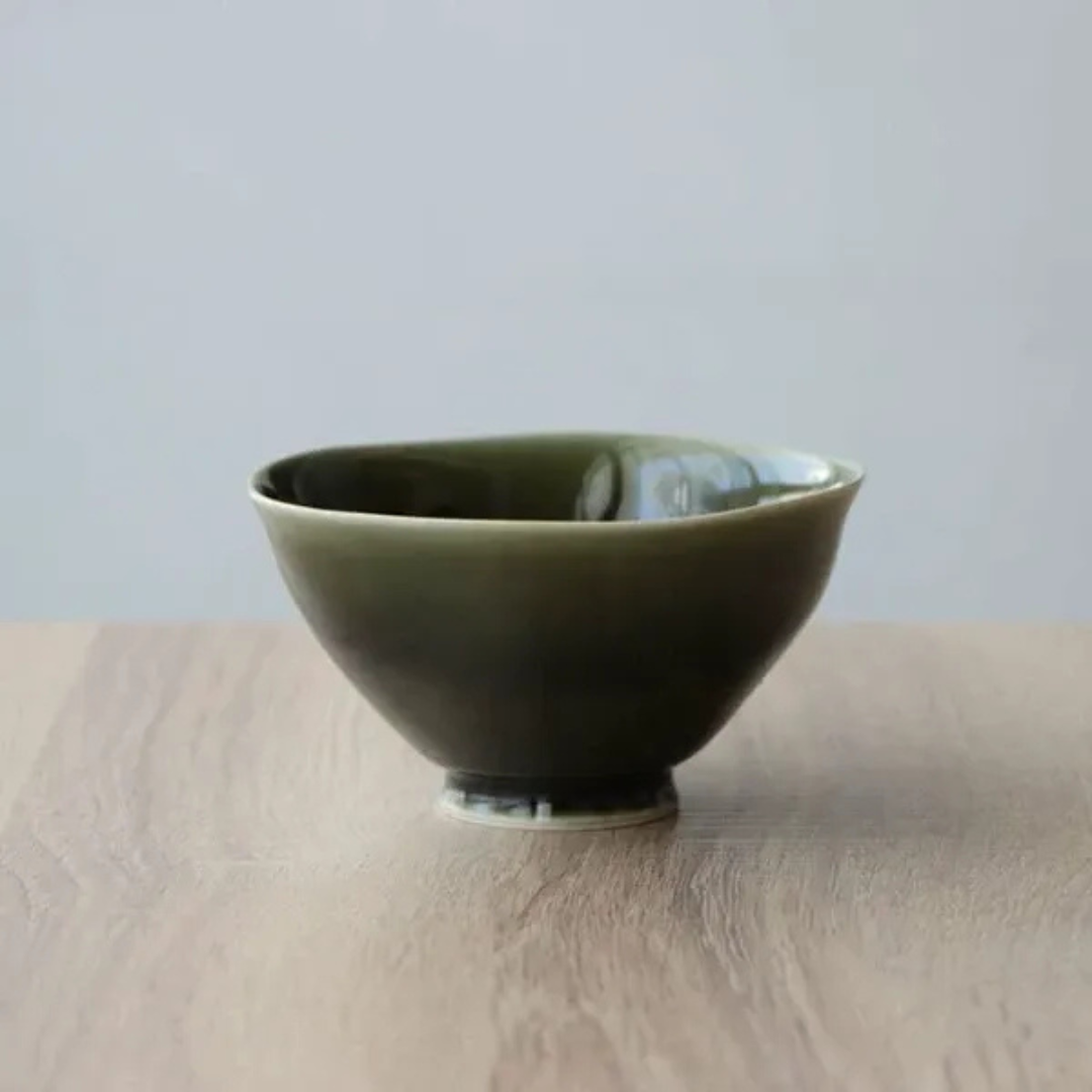 Porcelain Rice Bowl - Green