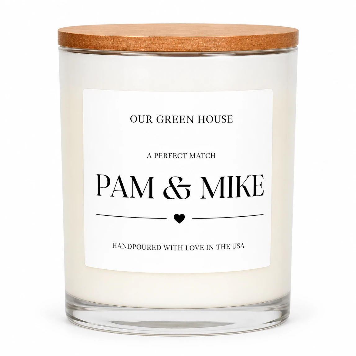 Engagement Soy Candle - Add Names