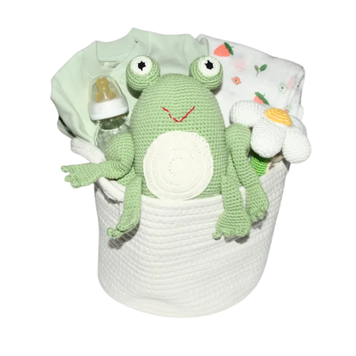 Organic  Baby Gift Basket - Oh, Hoppy Day