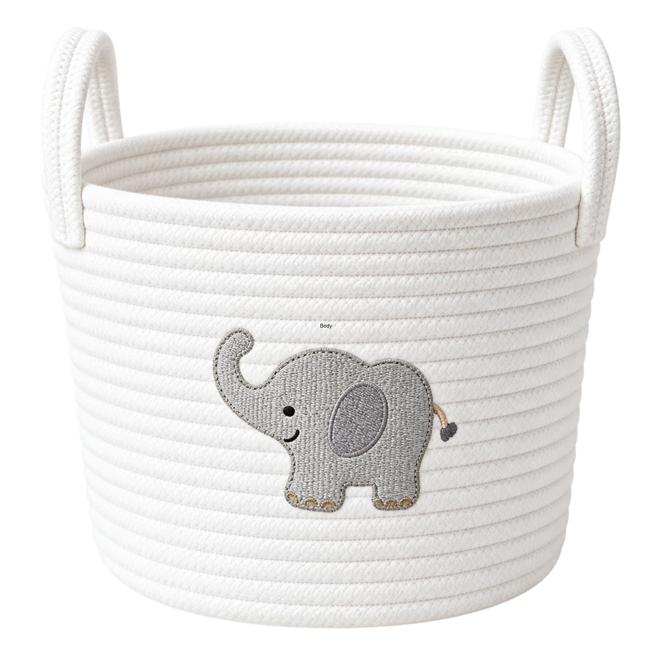 Elephant Cotton Rope Basket