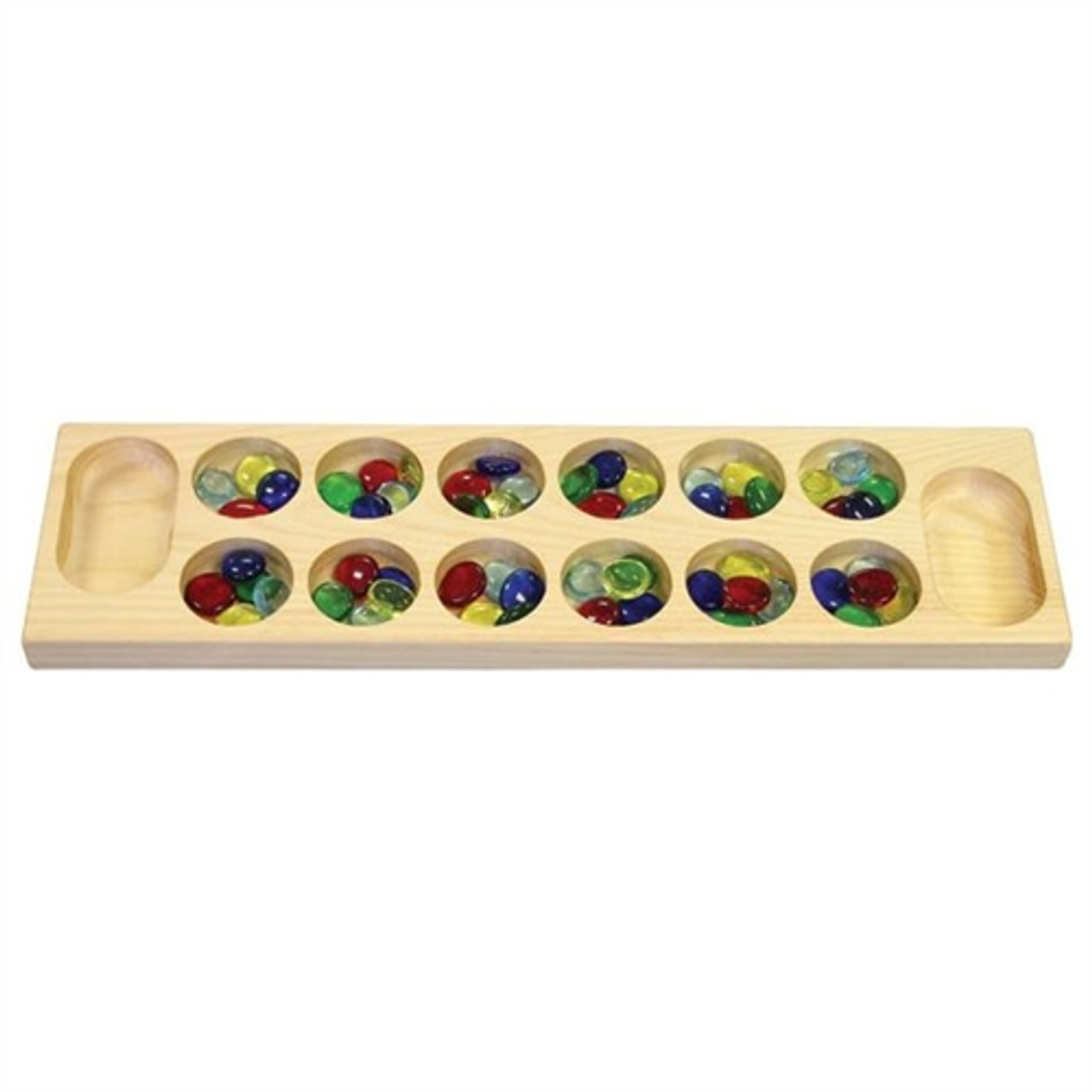 Mancala Game | Wooden Toys Made in USA | Marble Games