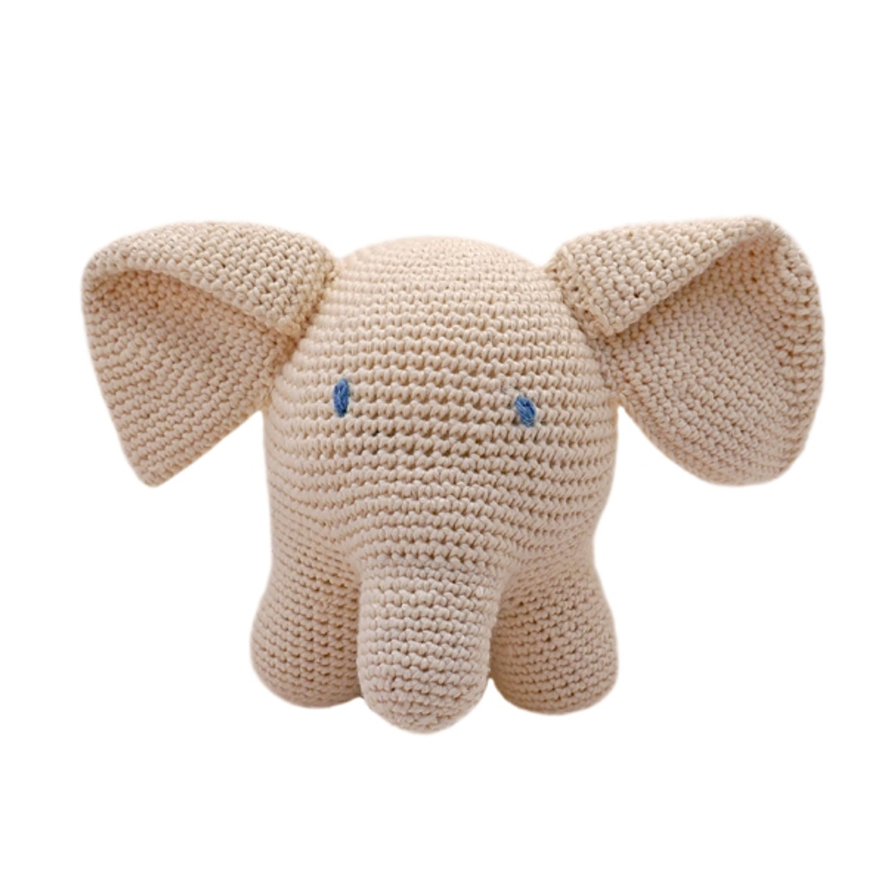 Organic Elephant Rattle Baby Toy - Parent