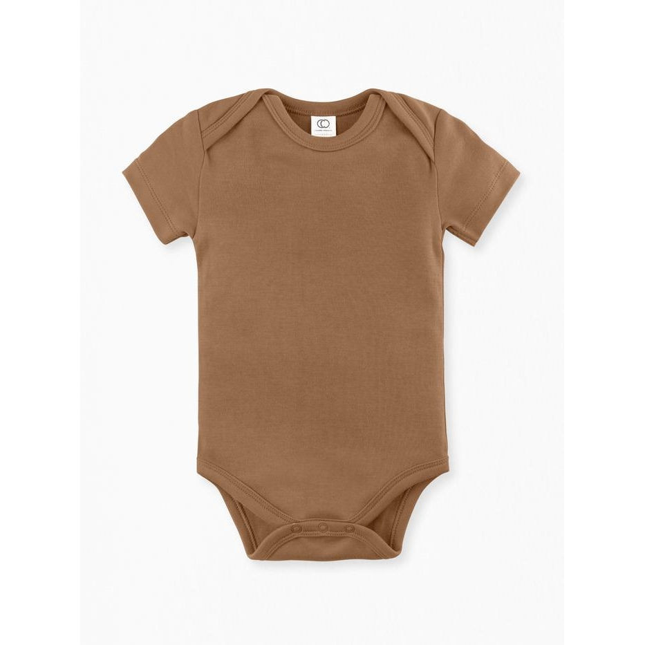 Brown Baby Onesie Organic Cotton Baby Body Our Green House