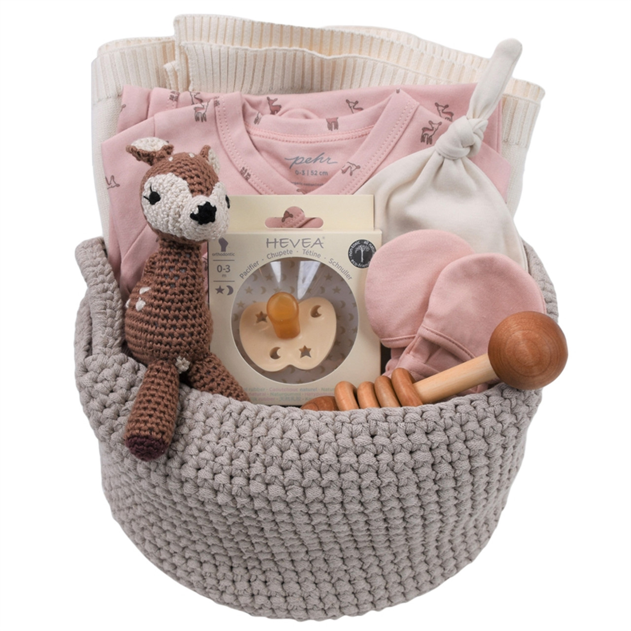 New Baby Girl Gift Basket - Fawned Over