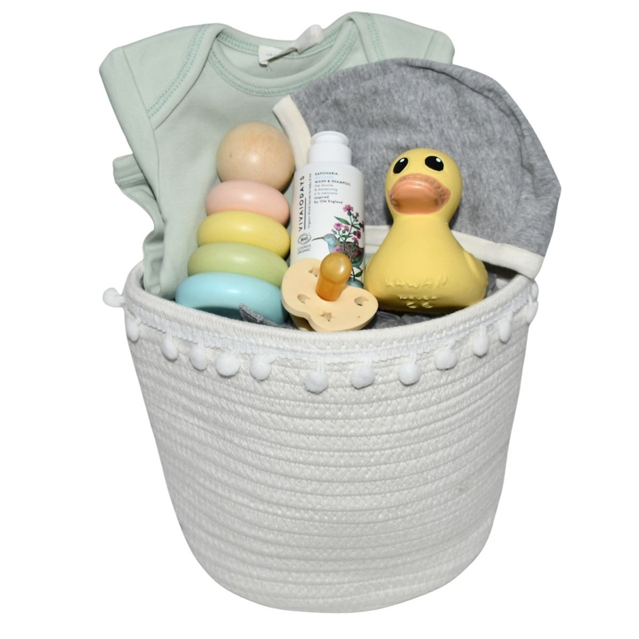 Organic Baby Gift Baskets - Sweet Mint