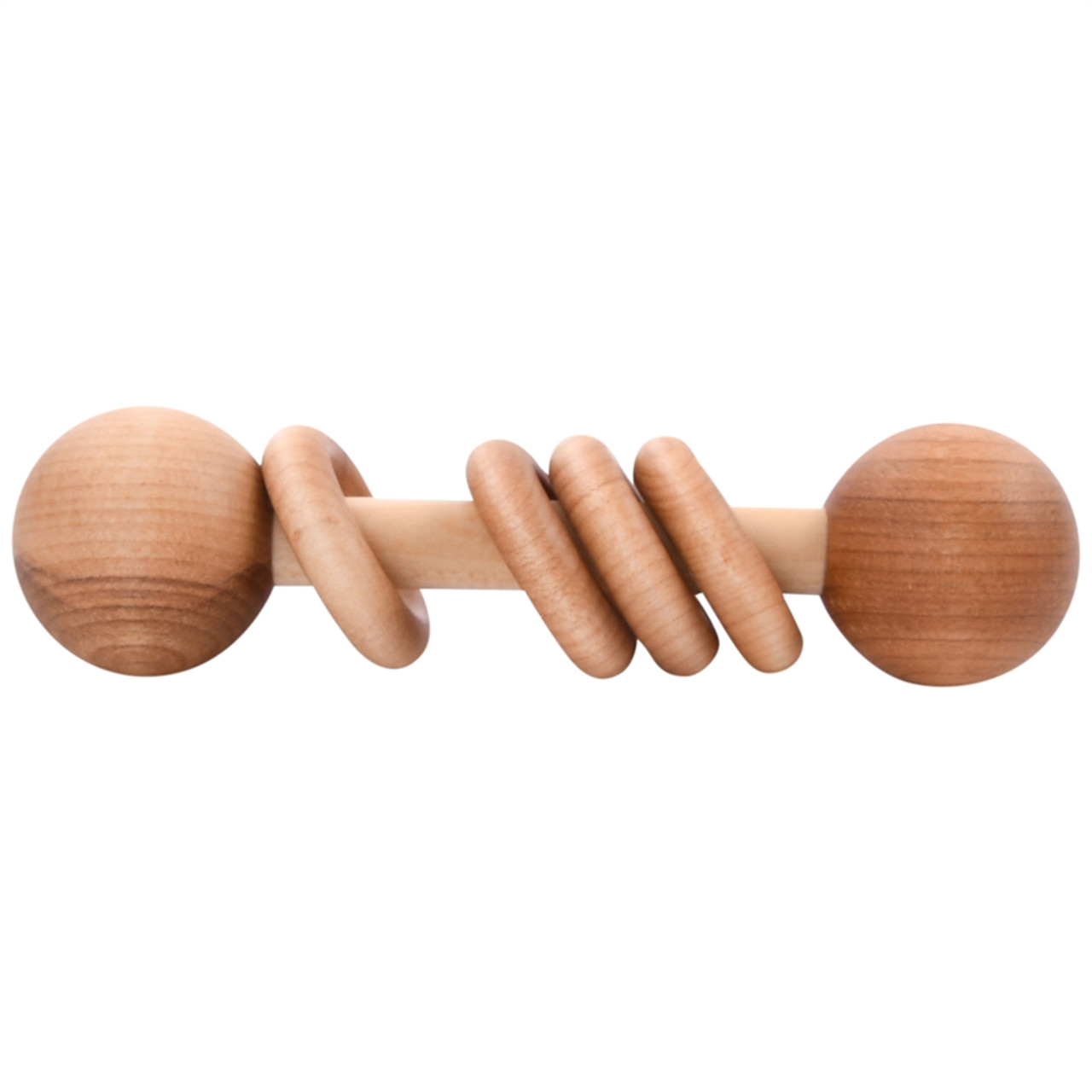 Baby shop rattle wooden