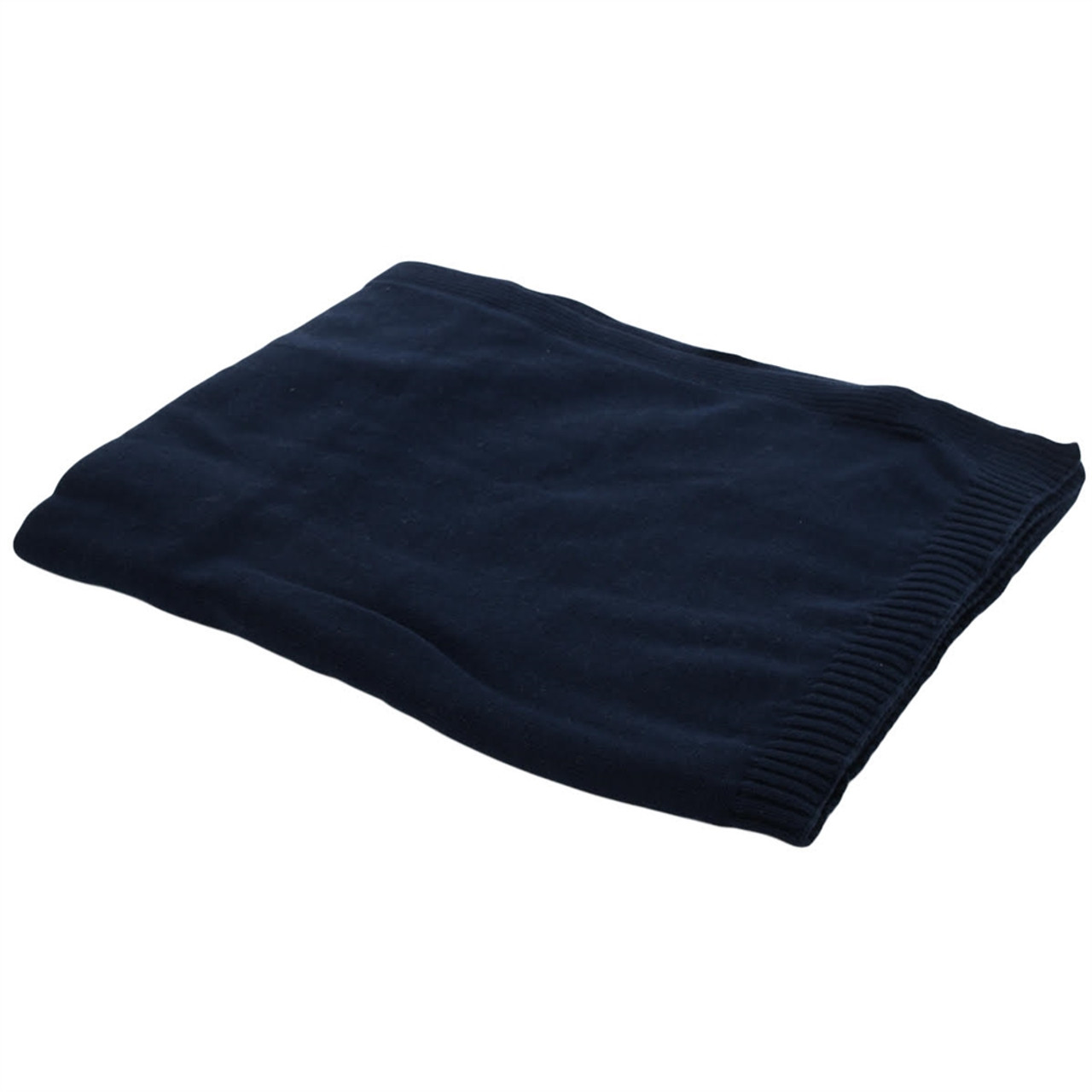 Organic Baby Blanket - Knit Navy