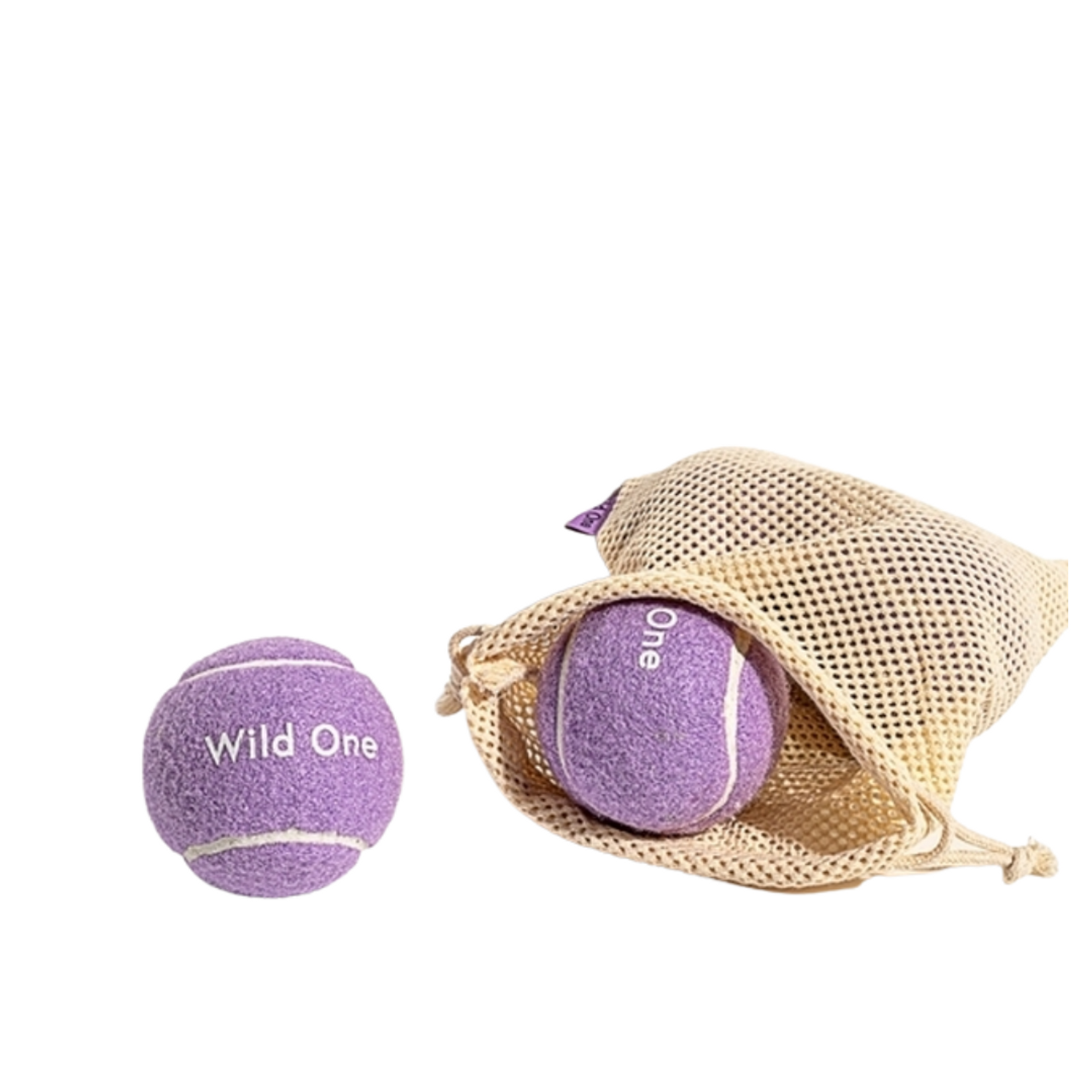 Wild One Tennis Tumble Dog Toy - Lilac