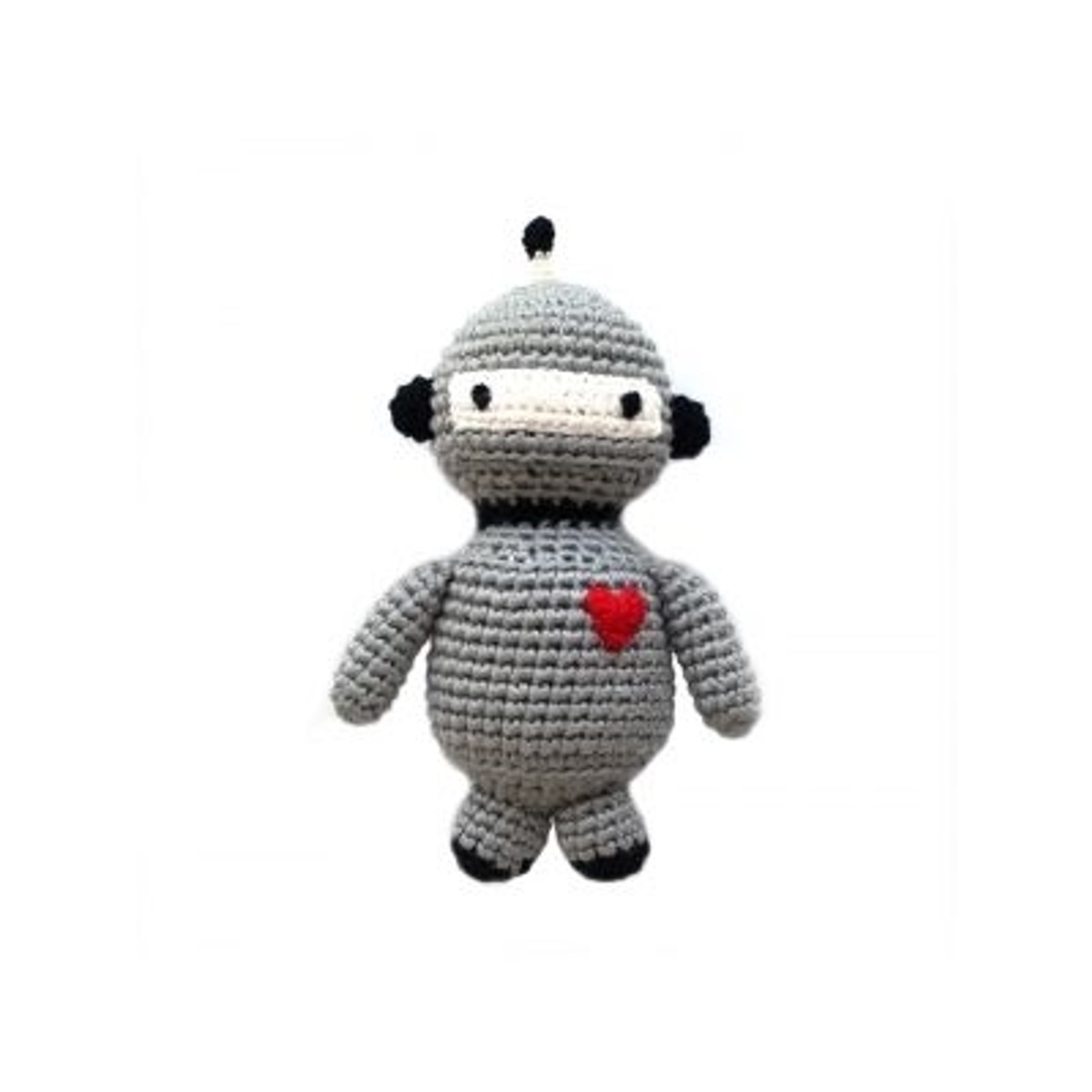 Organic Baby Toys - Robot Rattle