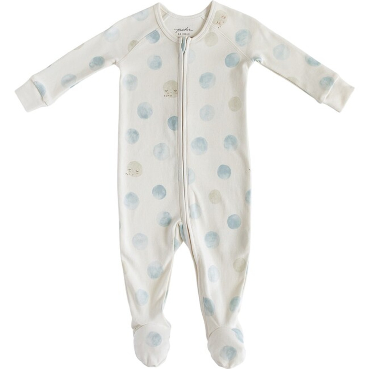 Organic Cotton Sleeper - Blue Dusk, 3-6m