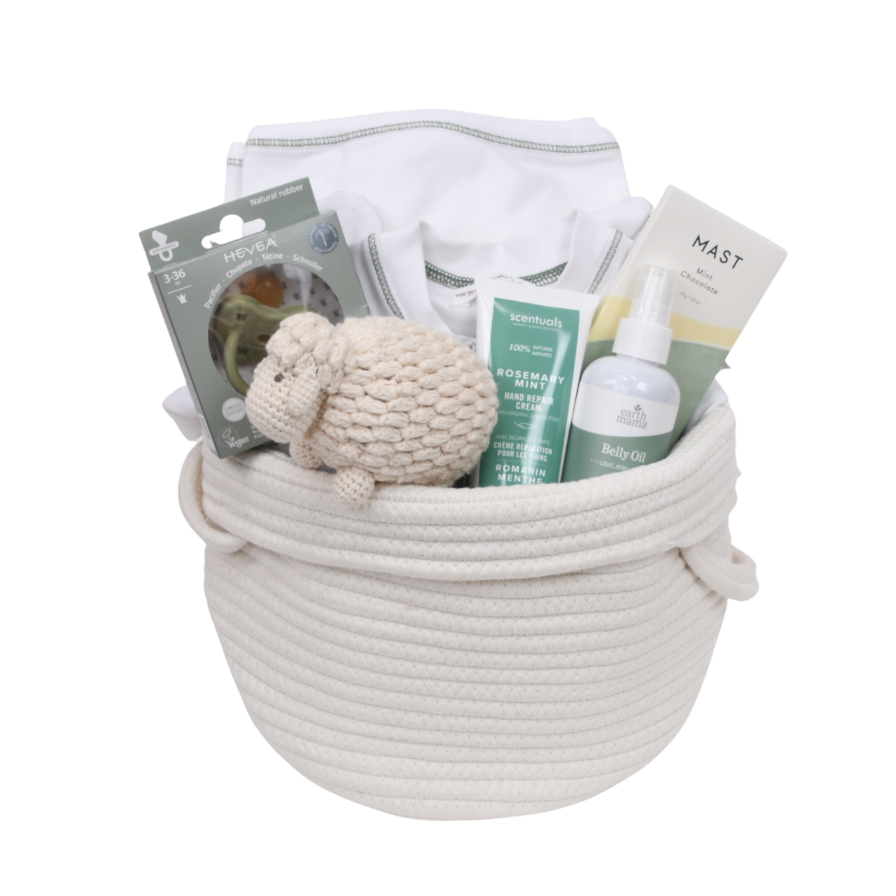 Gift Basket for Mom & Baby - Mommy & Me - Blue, Organic, & Eco-Friendly - for Both Mother and Newborn | Our Green House