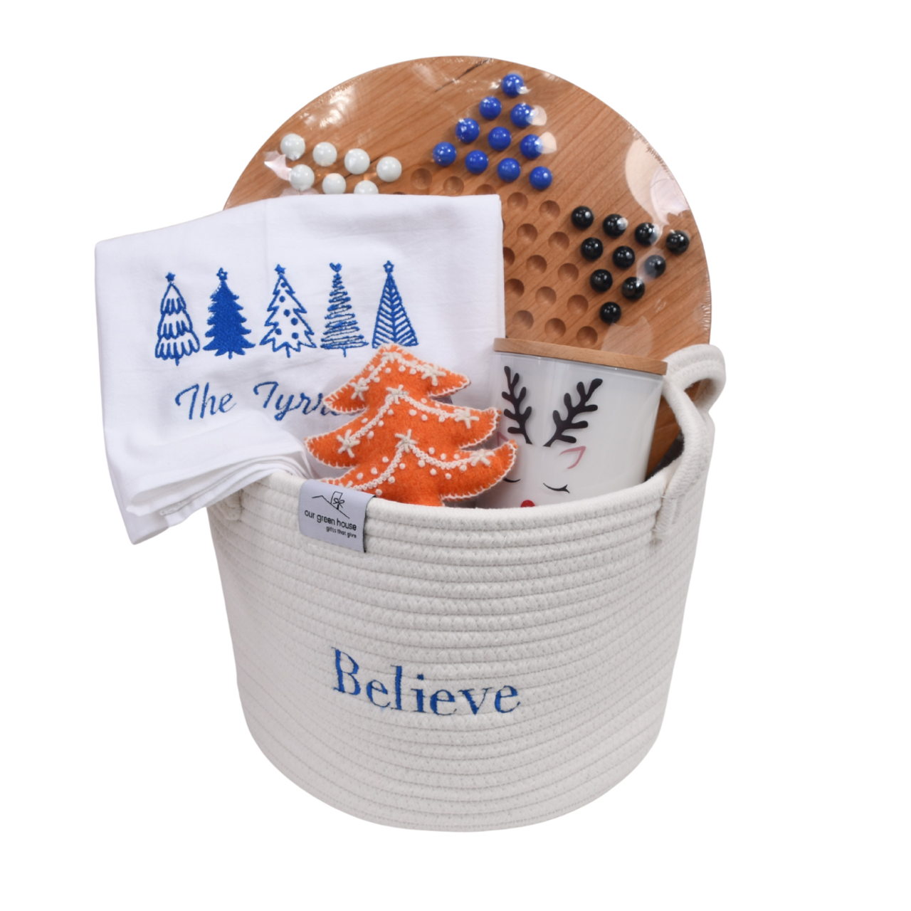 Christmas Hostess Gift Basket - Peace & Joy Christmas Hostess Gift Basket - Peace & Joy