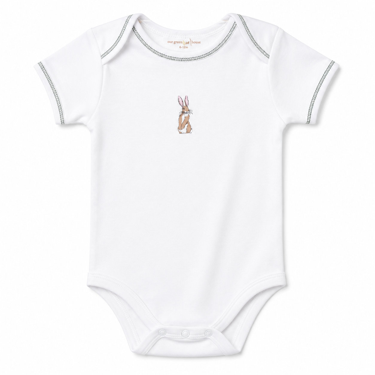 Organic baby clothes with bunny