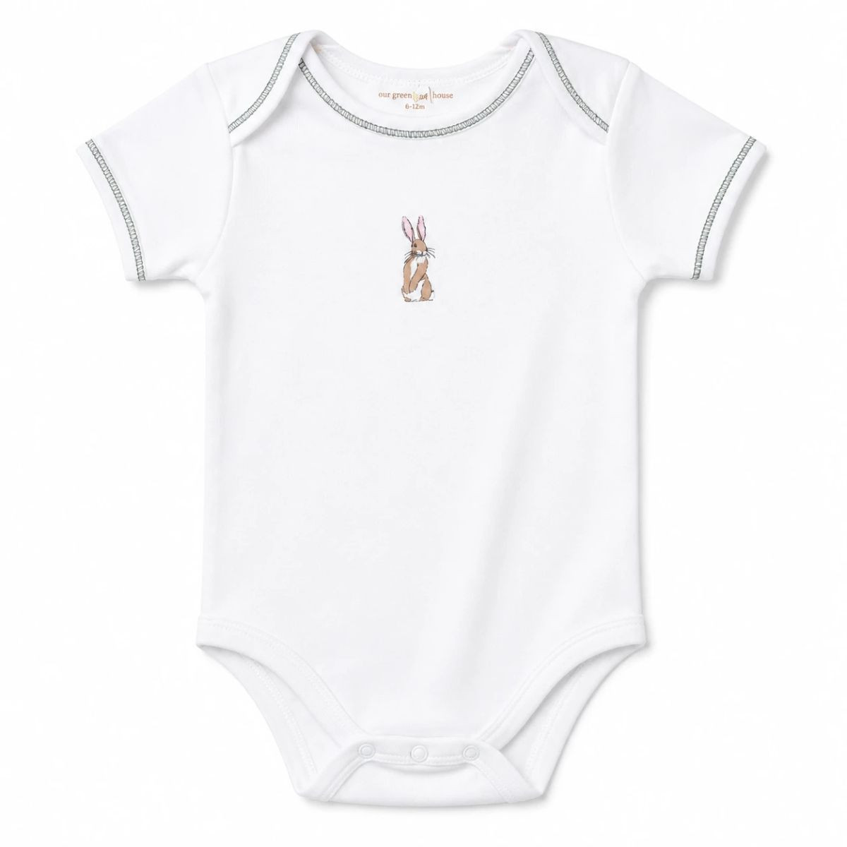Organic baby clothes with bunny