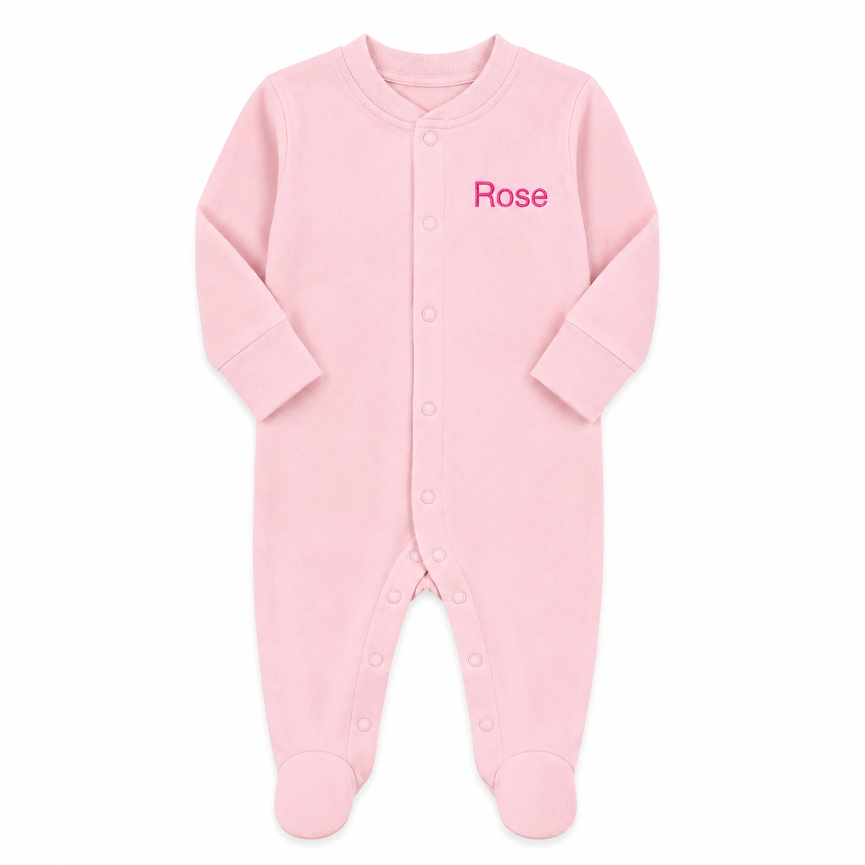 Personalized Baby Clothes  for Girl  - Organic Pink
