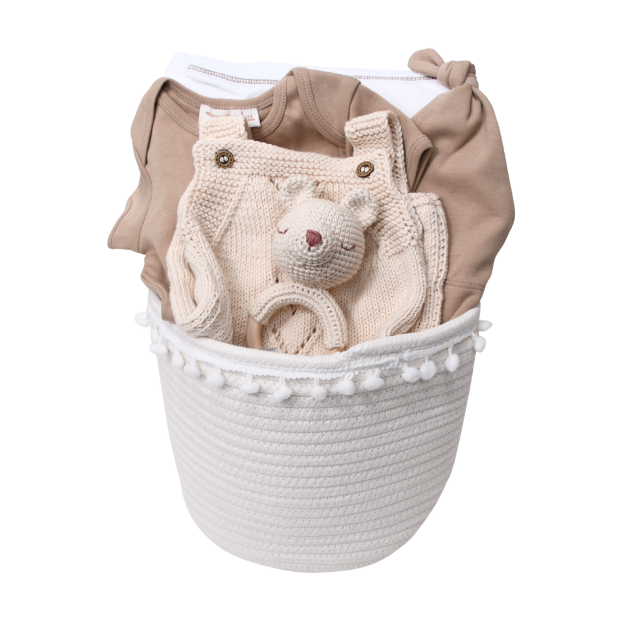 Unique Baby Gift Basket, Neutral Toys