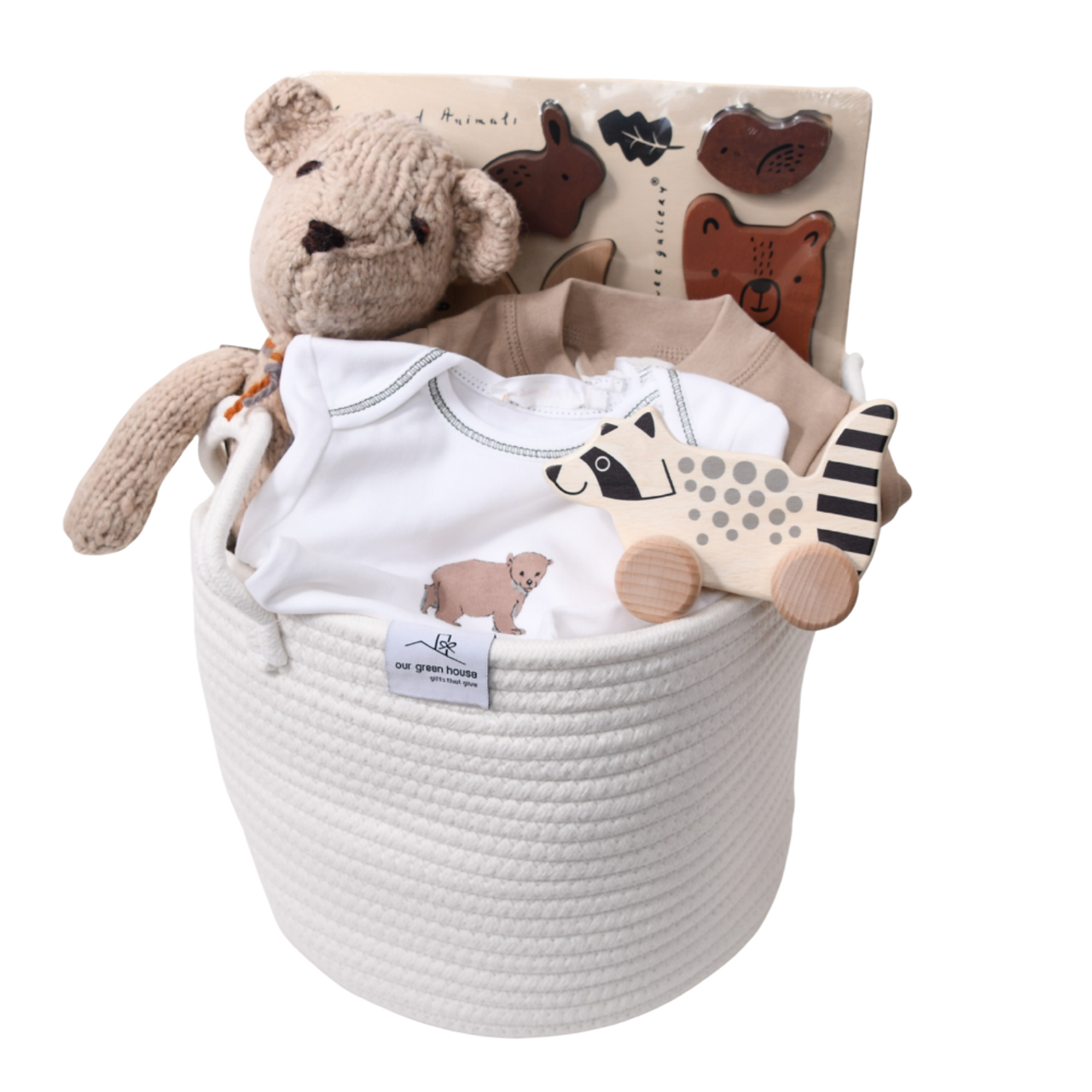 Woodland Gift Basket - Honey Bear