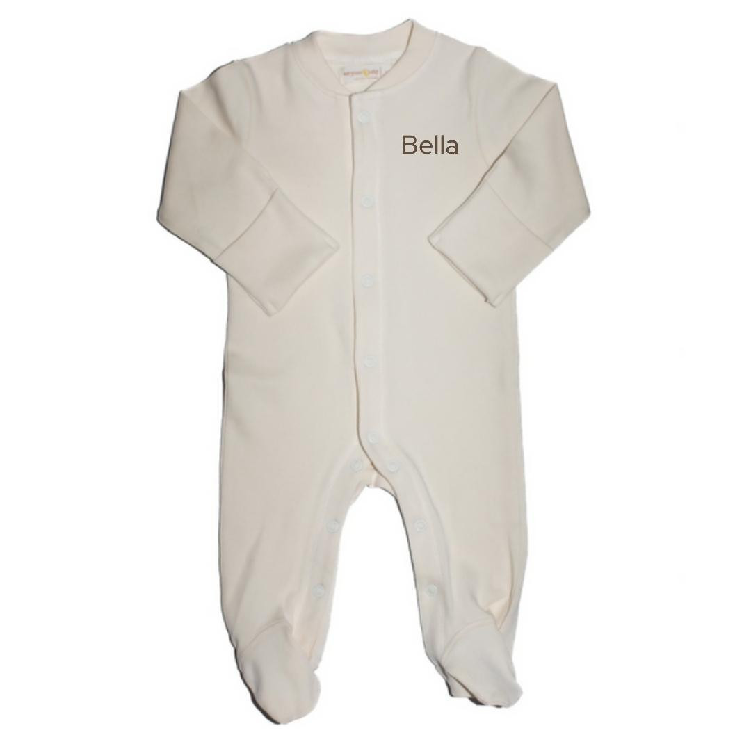 Organic Baby Clothes Footed Pajamas Soft Organic Cotton