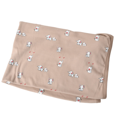 Organic Baby Blankets Soft Organic Cotton Swaddle Elephant Print
